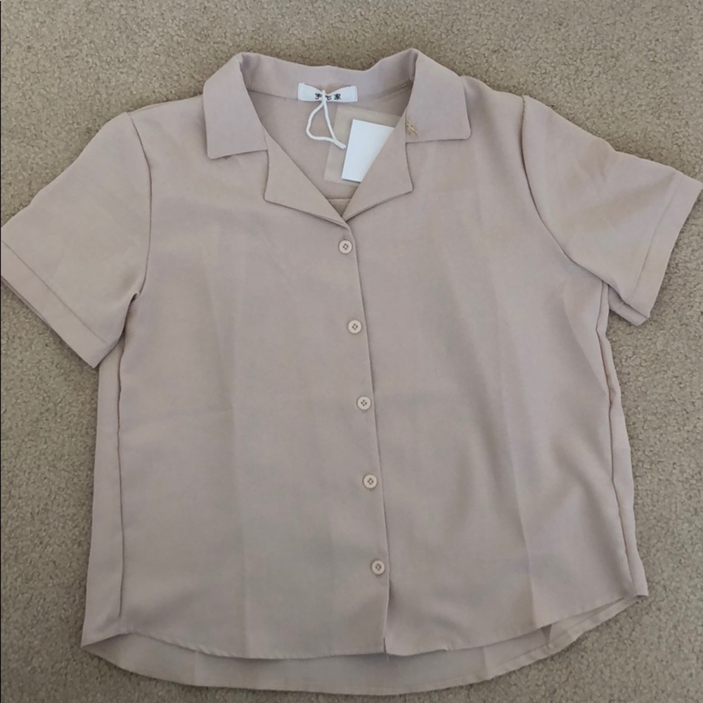 Beige blouse